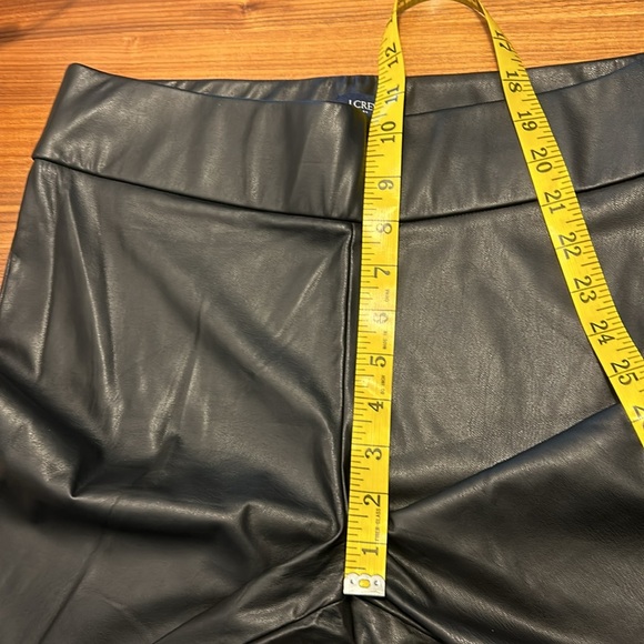 J. Crew Factory Vegan Leather Leggings - Sz M - Picture 9 of 11
